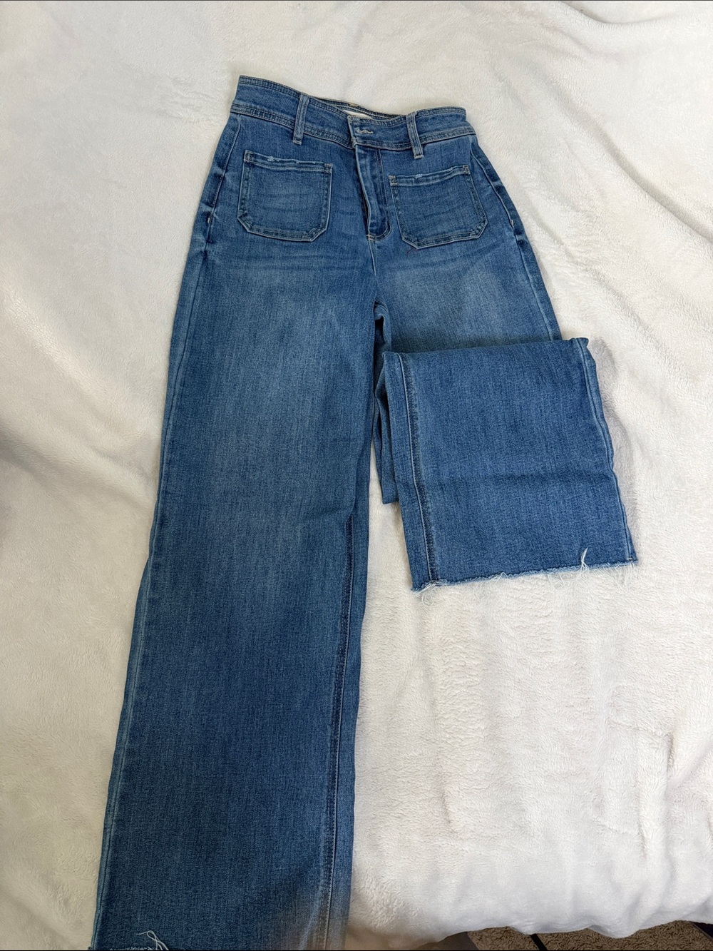 Oat New York Medium Blue Straight-Leg Jeans